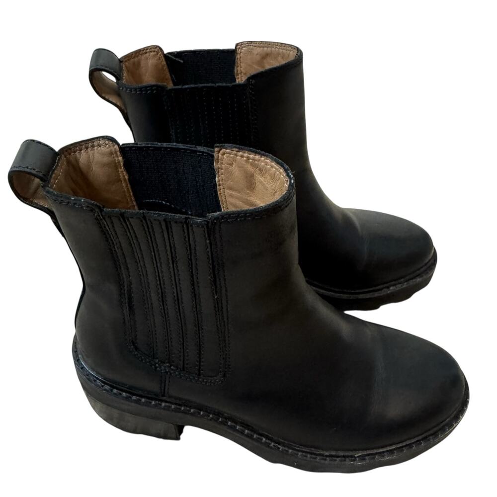 MADEWELL The Gwenda Platform Ankle Boot True Black Size 7 - Picture 7 of 11